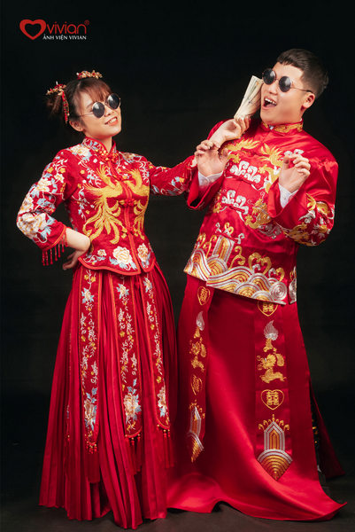 Ảnh cưới phong cách cổ trang Trung Quốc của dâu rể Nhung - Minh