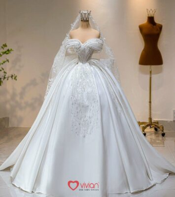 mẫu váy cưới đẹp đơn giản