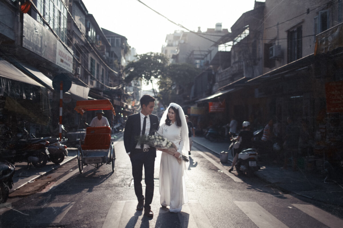 chụp ảnh cưới phố cổ Hà Nội